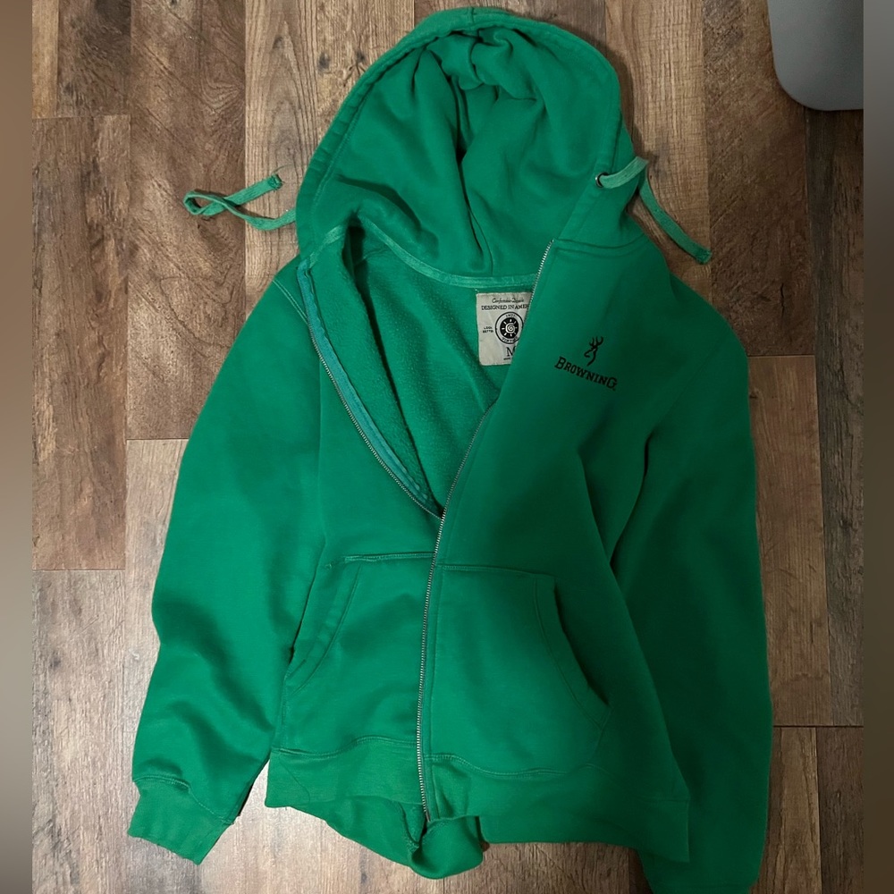 browning zip up size medium